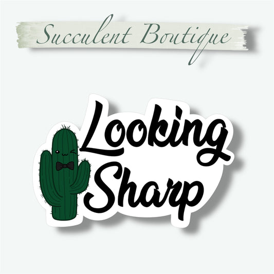 Looking Sharp Sticker