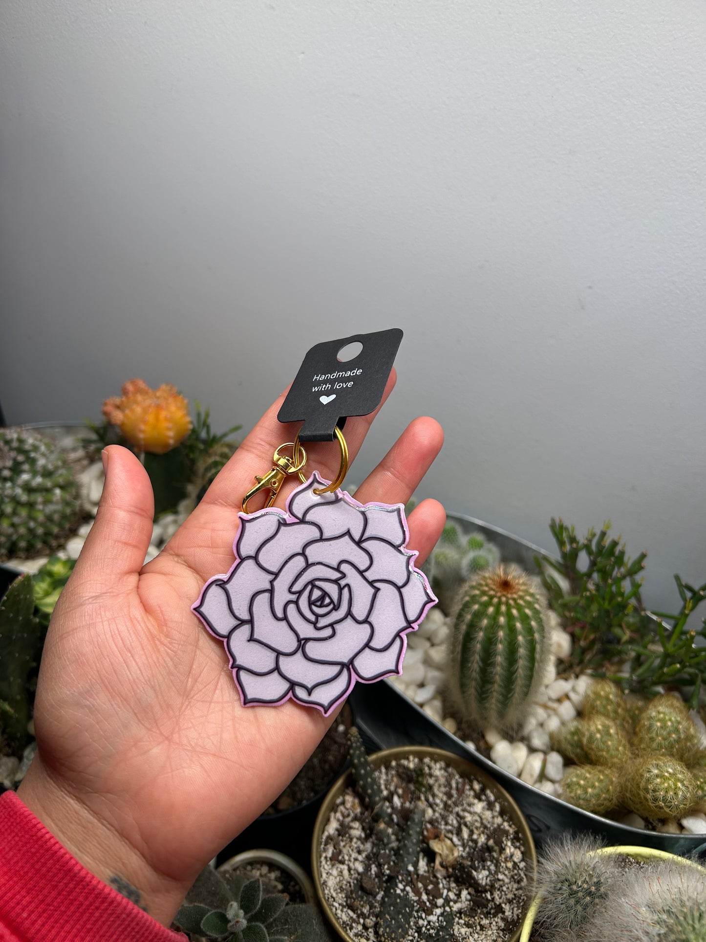 Echeveria Keychains | 2 Options