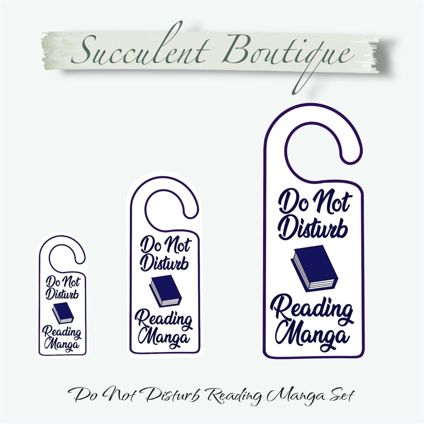 Do Not Disturb Reading Manga Set