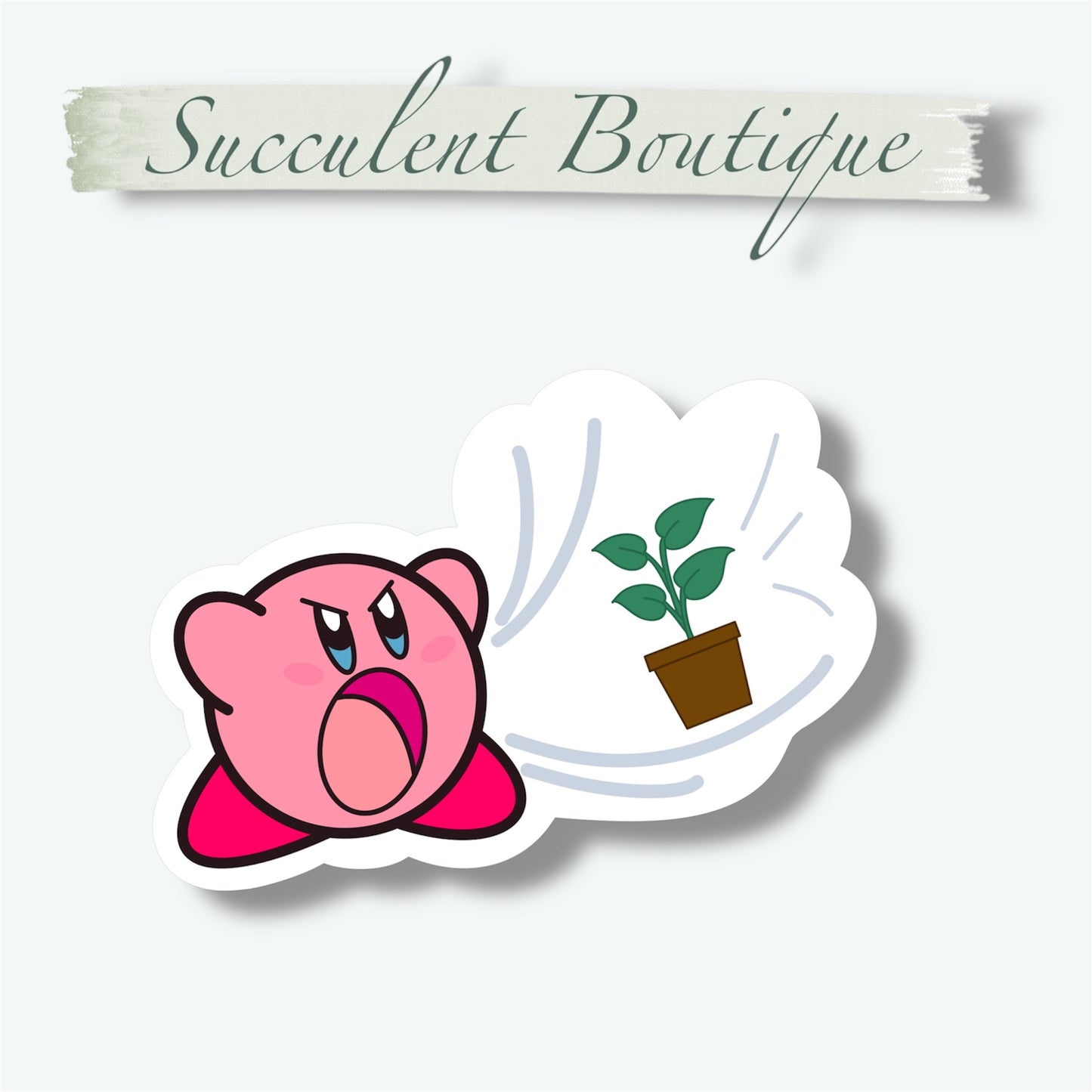 Transforming Into A Plant Sticker Set