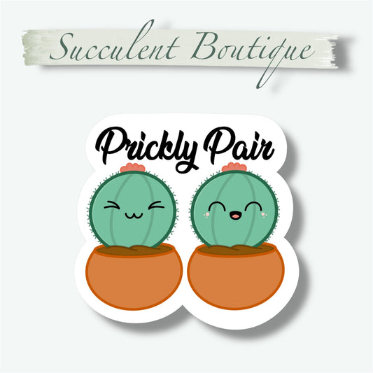 Prickly Pair Sticker