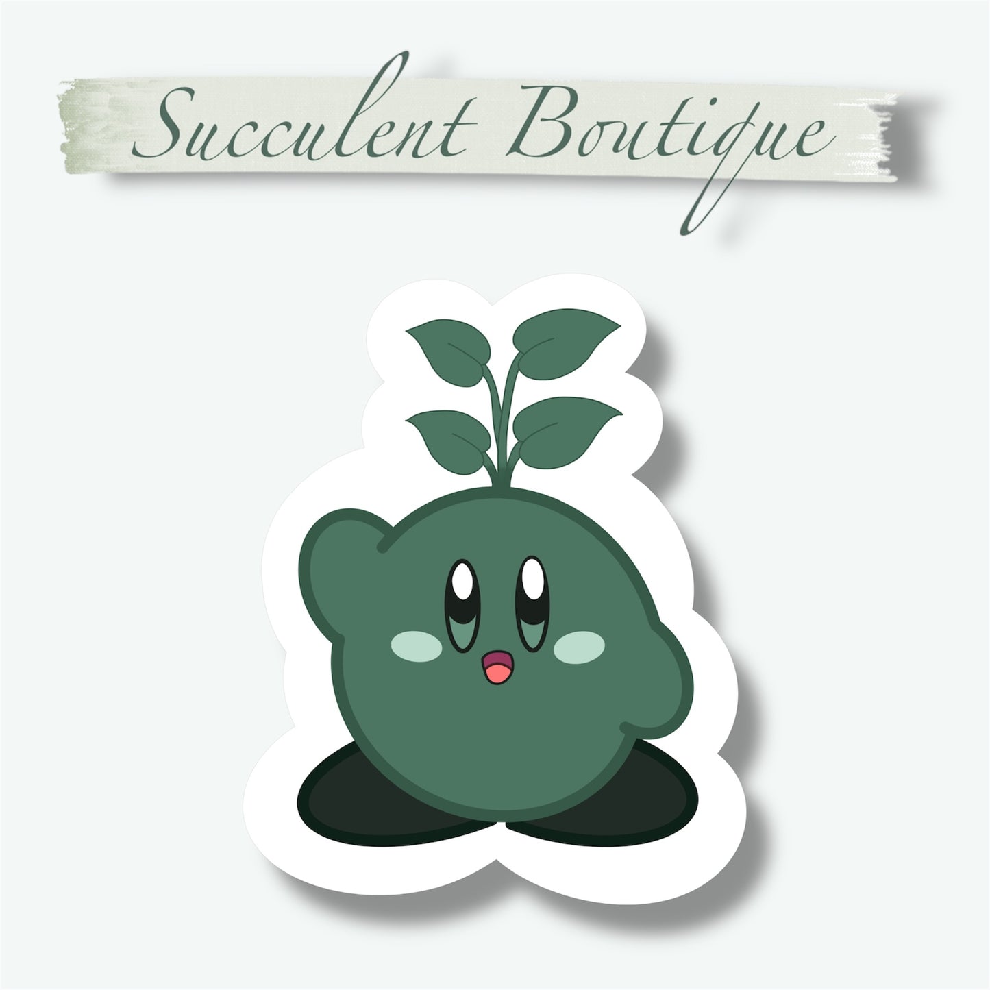 Transforming Into A Plant Sticker Set