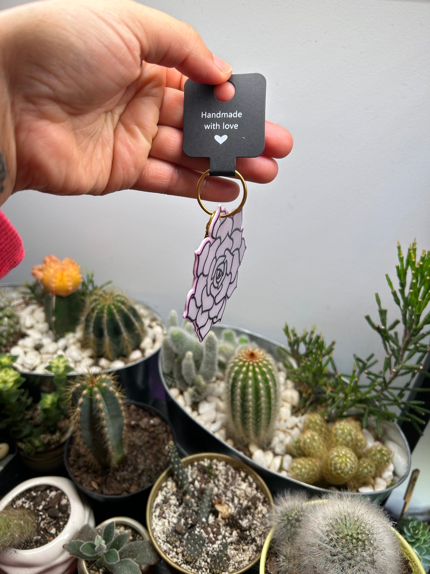 Echeveria Keychains | 2 Options