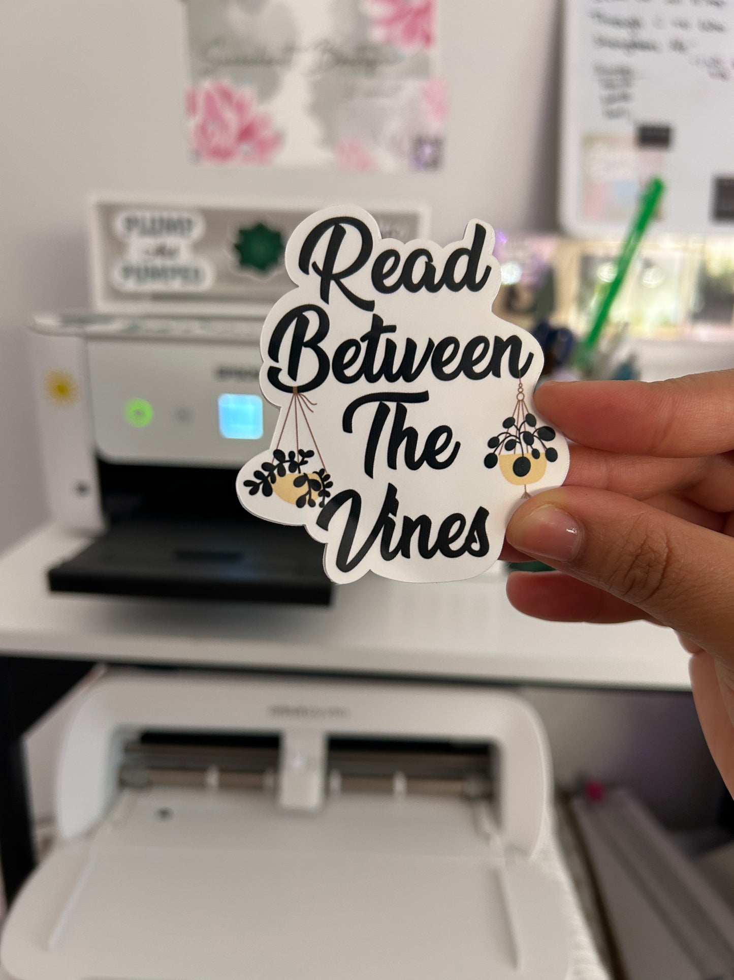 Read Between The Vines Sticker
