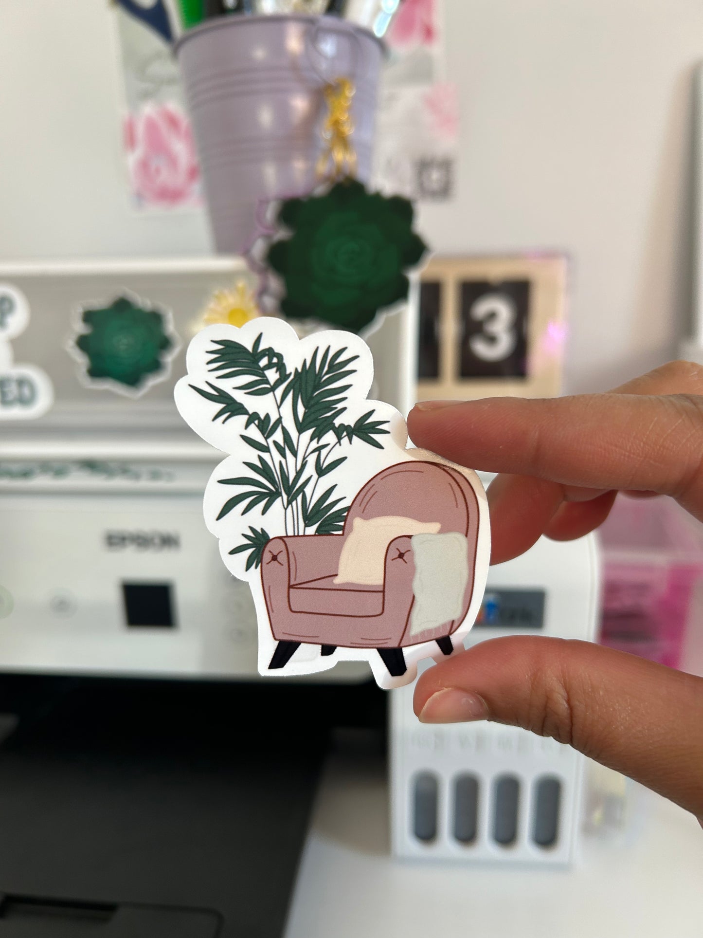 Cozy Corner Sticker