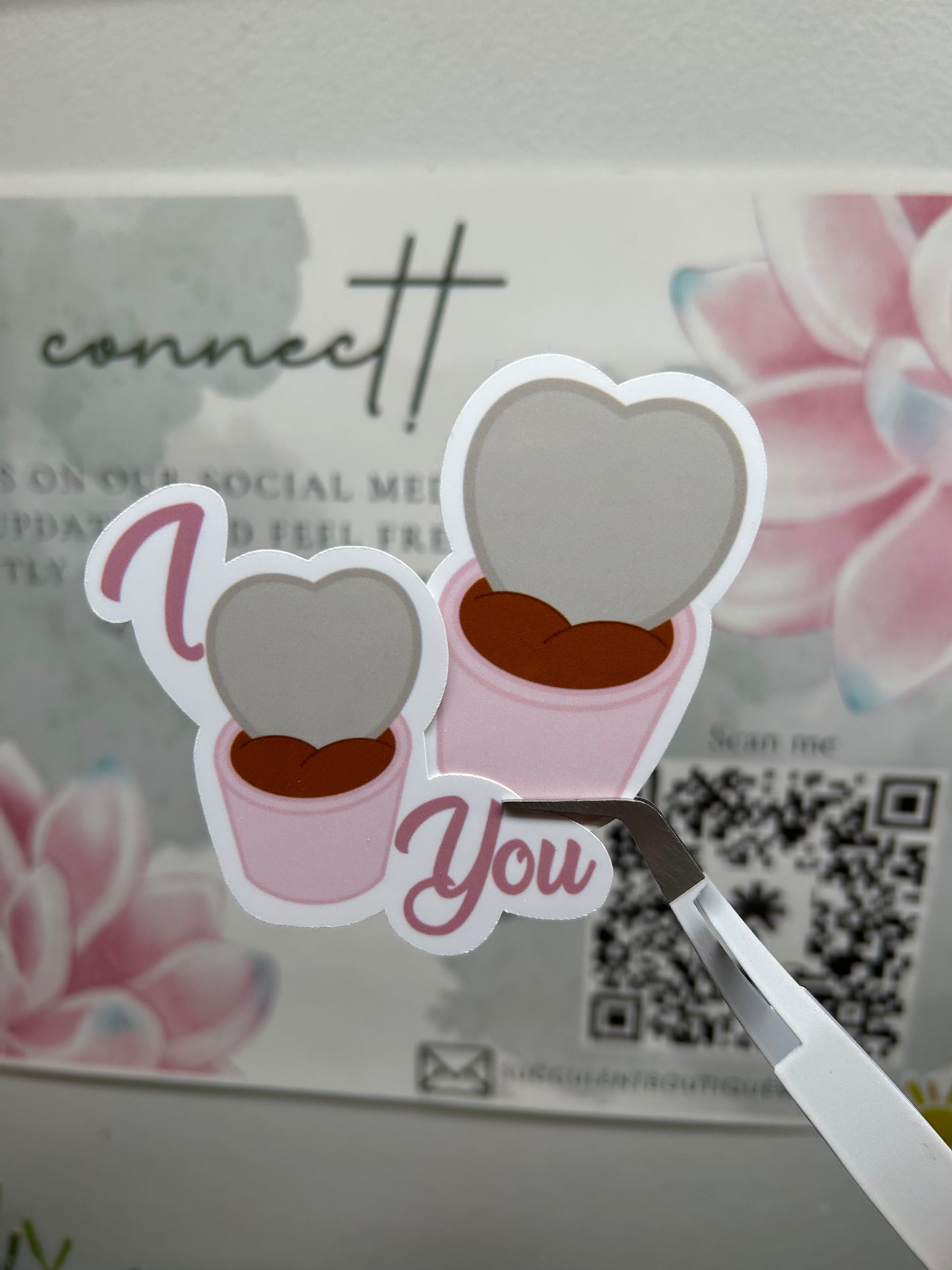 Hoya Heart Sticker Set