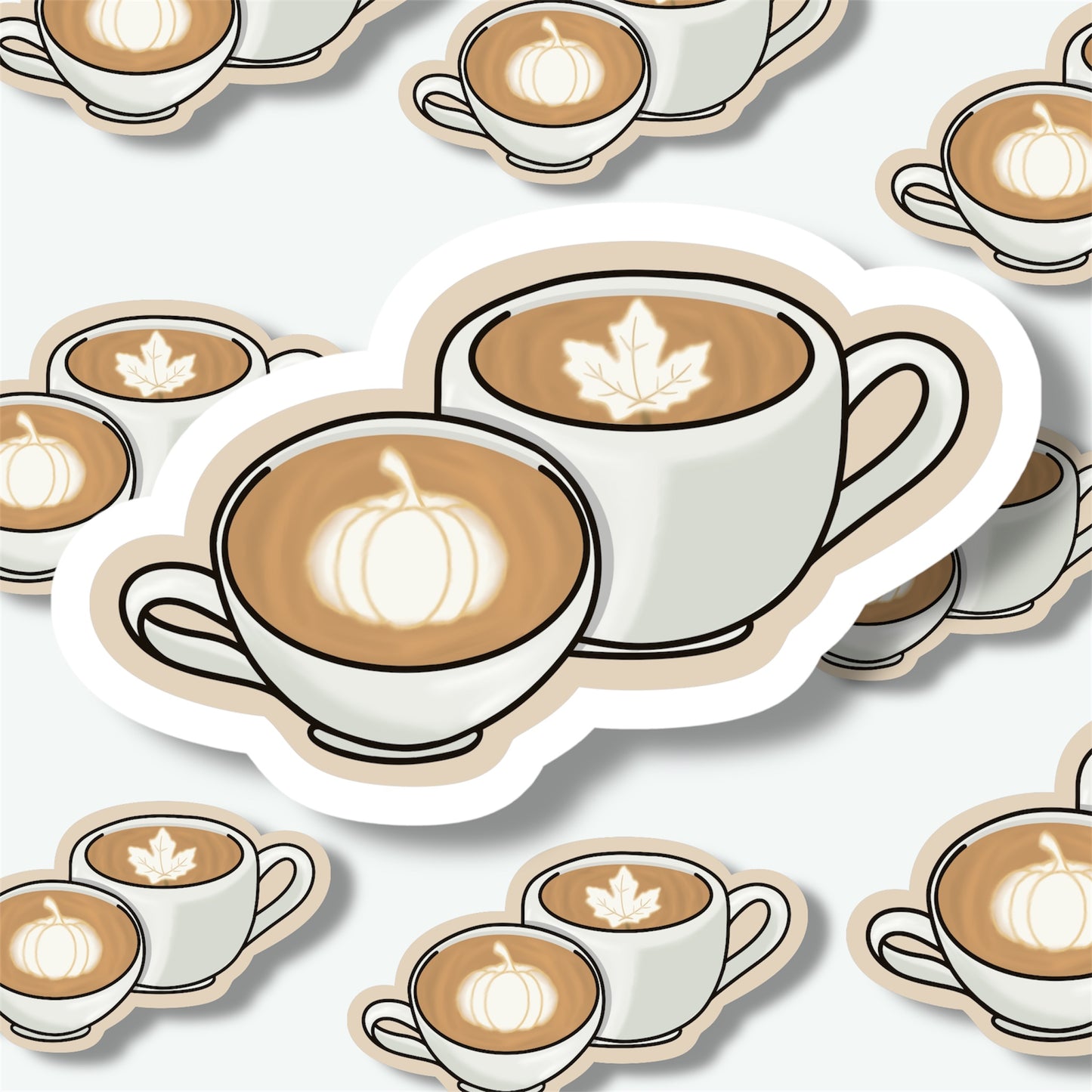 Autumn Coffee Sticker