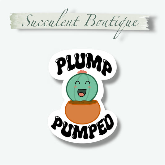 Plump & Pumped Ruby Sticker