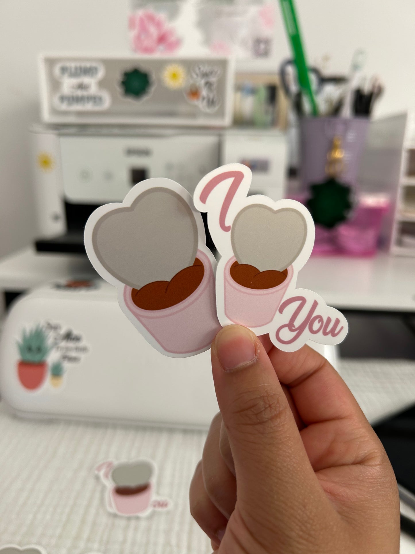 Hoya Heart Sticker Set