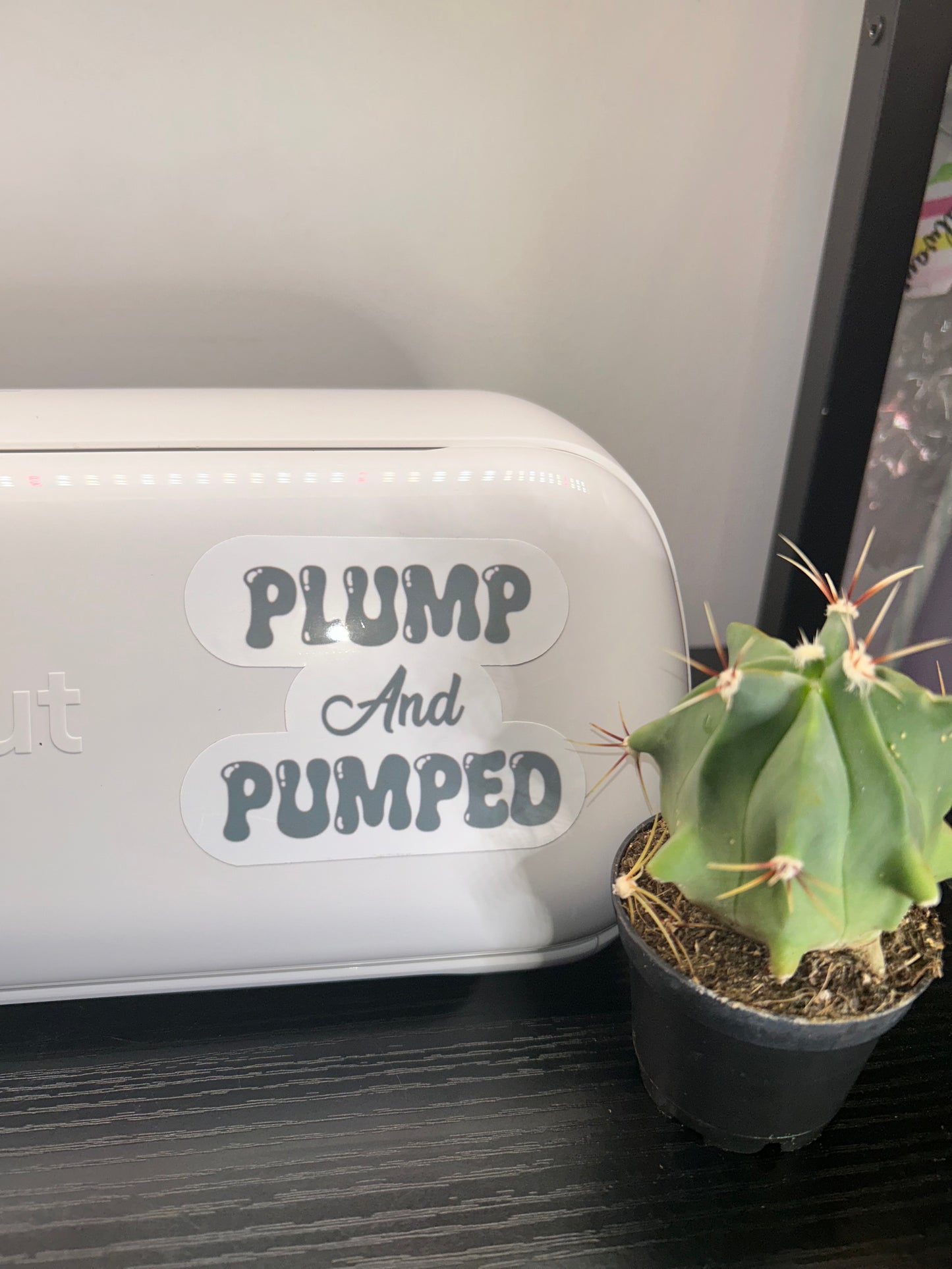 Plump and Pumped Stickers | 2 Options