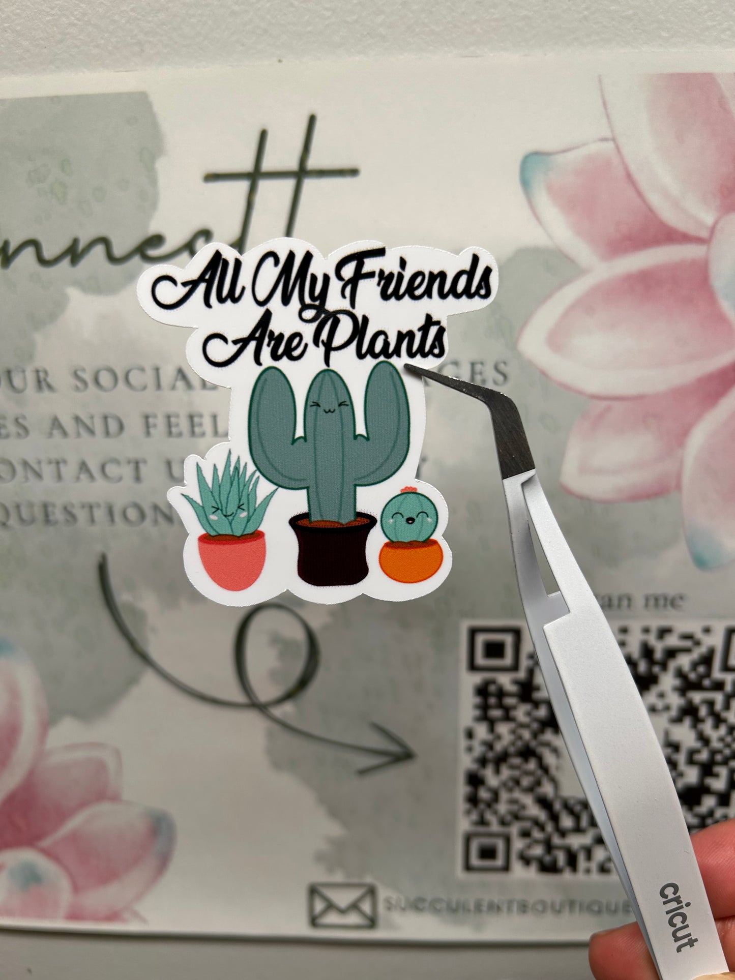 All My Friends Are Plants Stickers