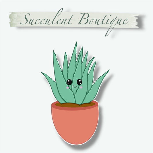 Ally Aloe Sticker