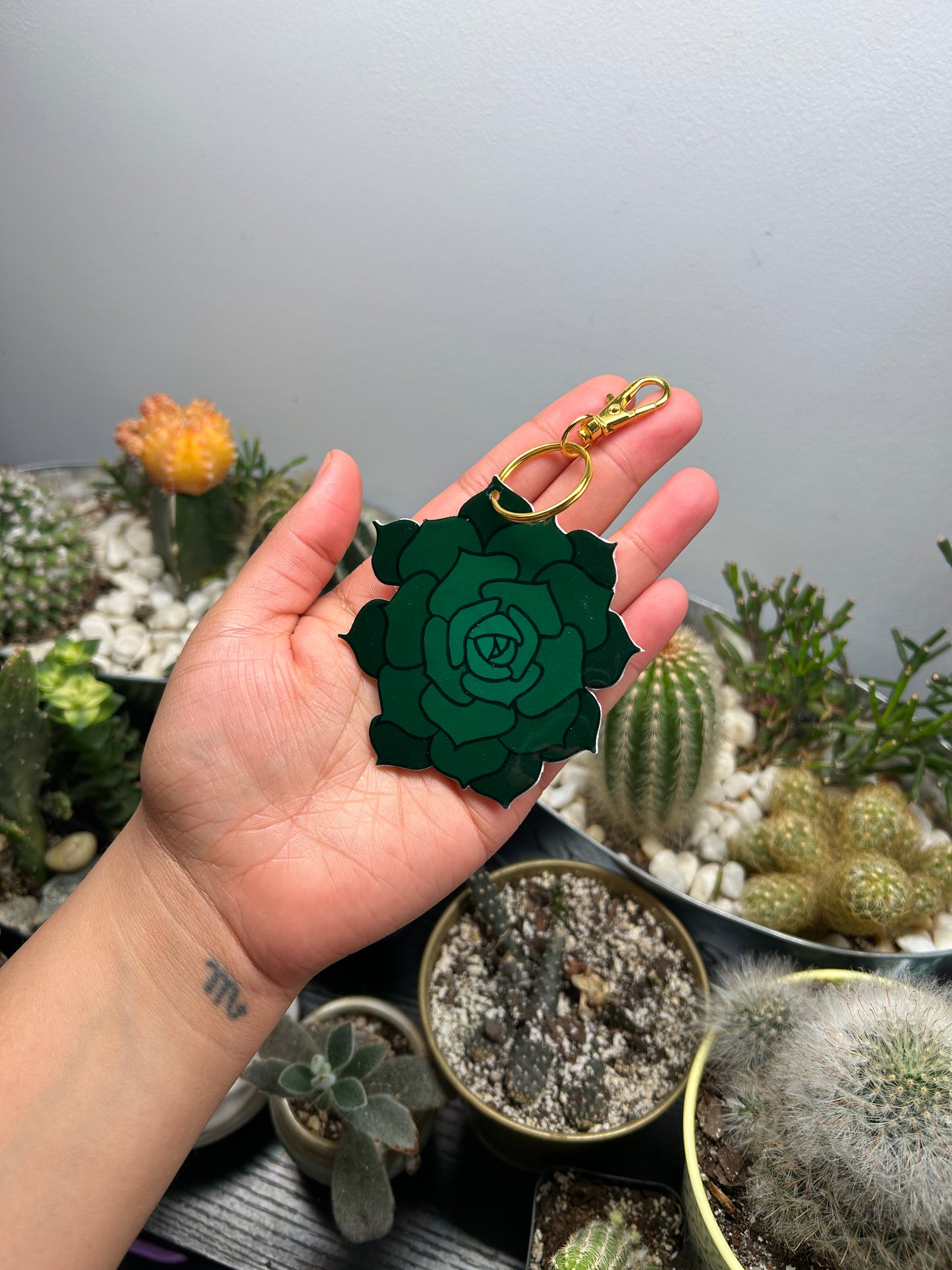 Echeveria Keychains | 2 Options