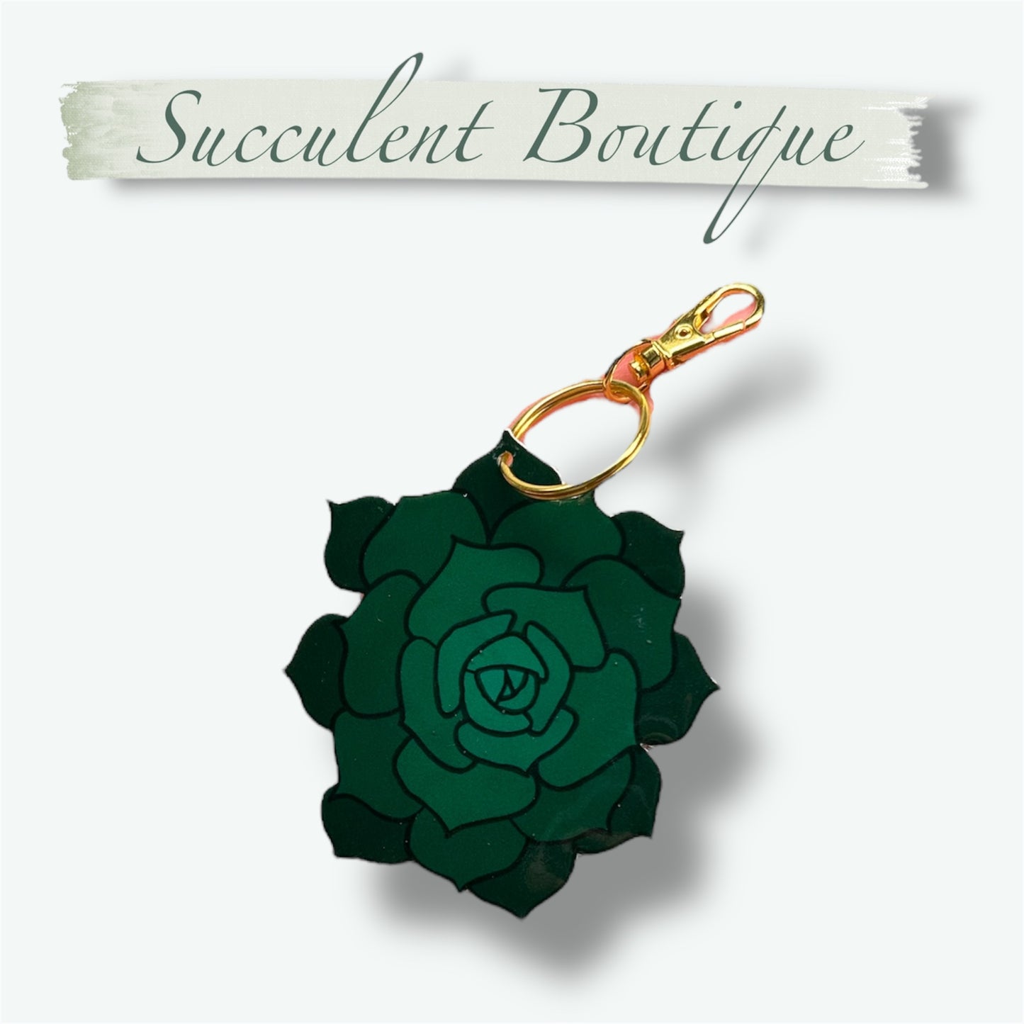 Echeveria Keychains | 2 Options