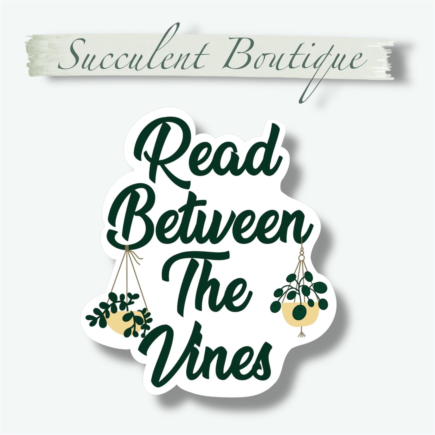 Read Between The Vines Sticker
