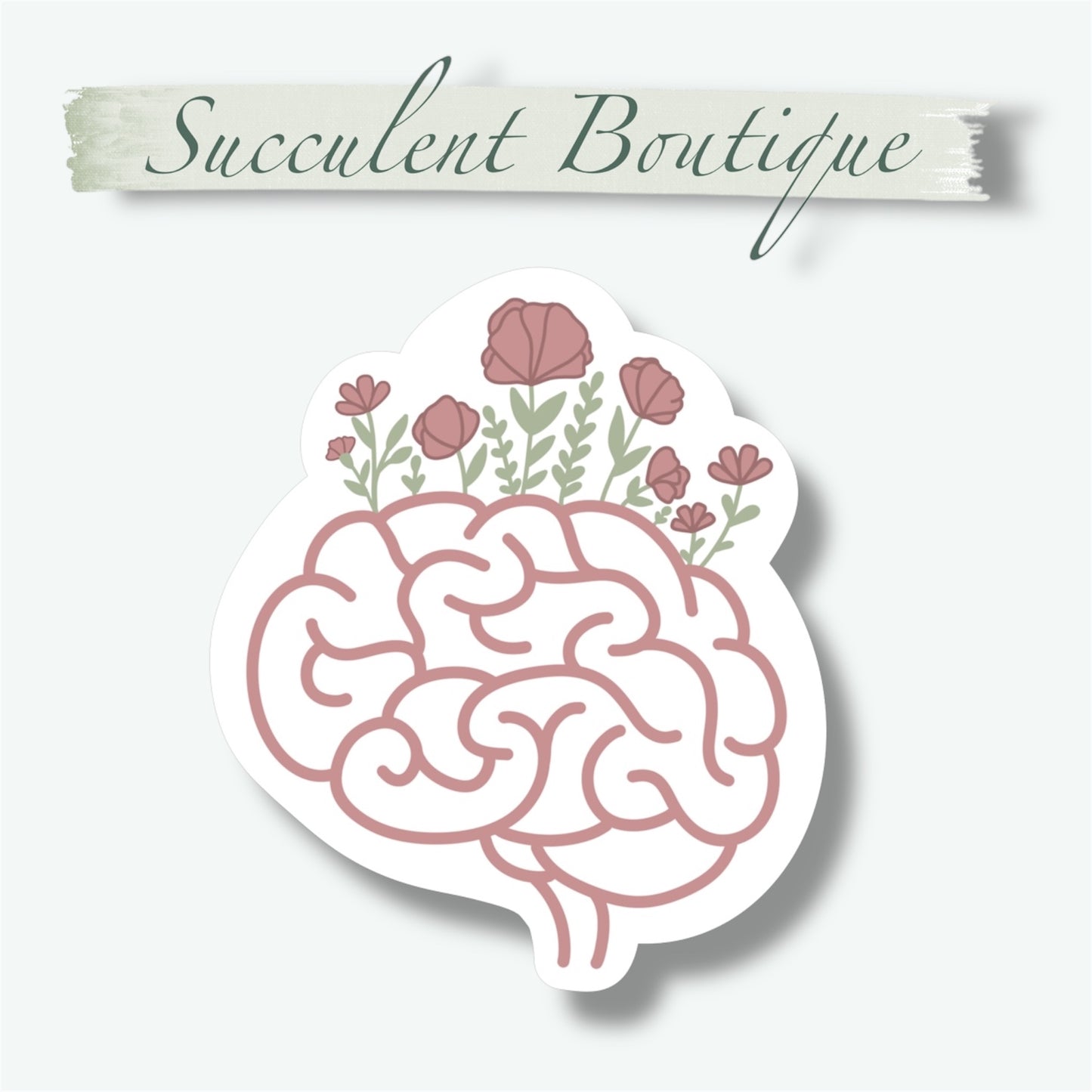 Blooming Brain Sticker