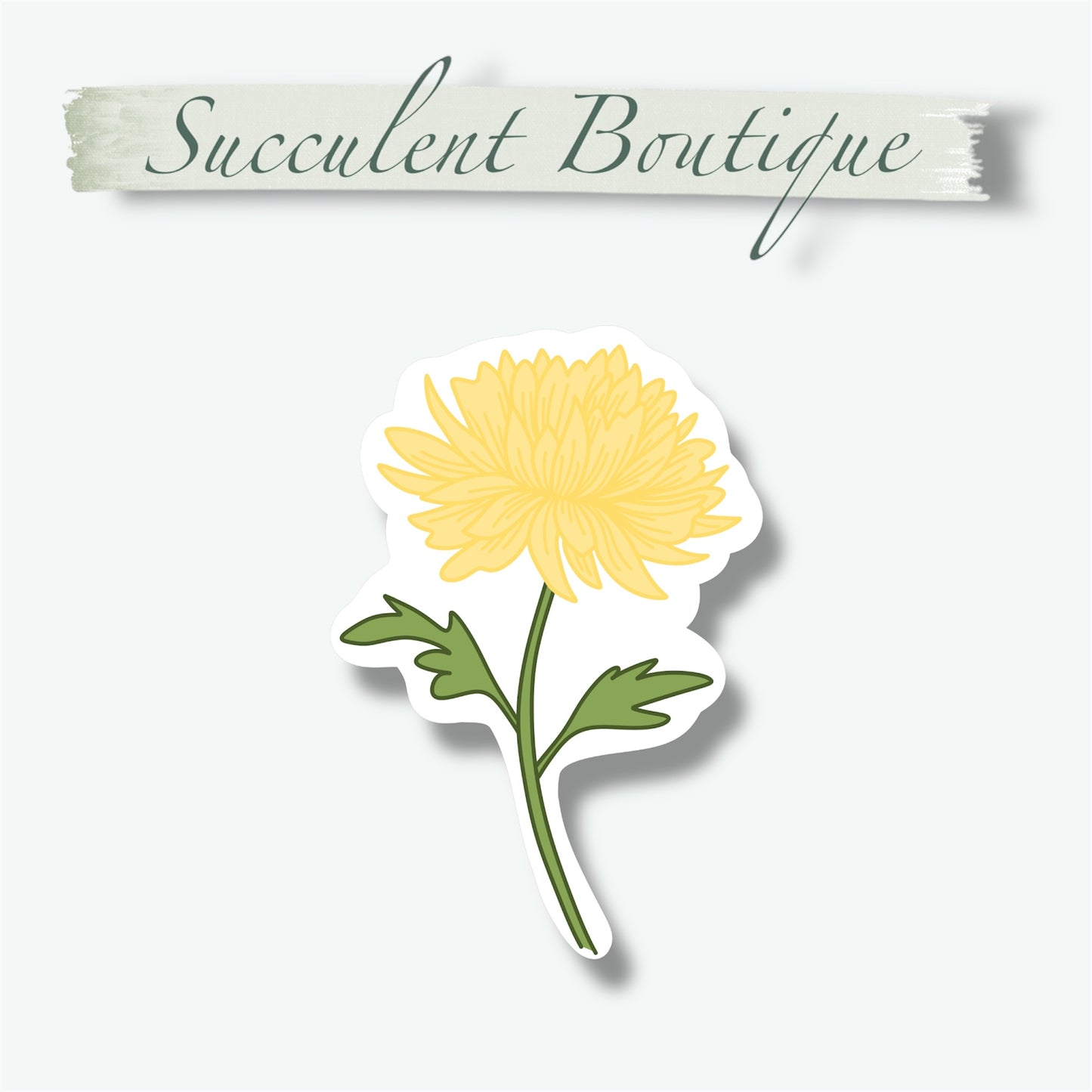 New Years Flowers Sticker Sheet