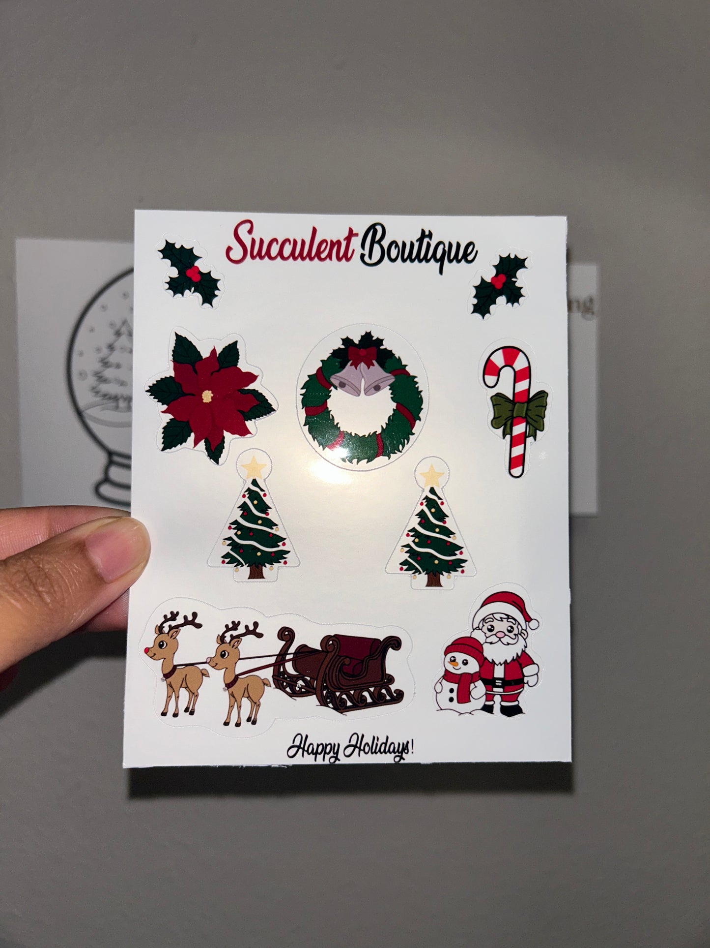 Holiday Sticker Sheet