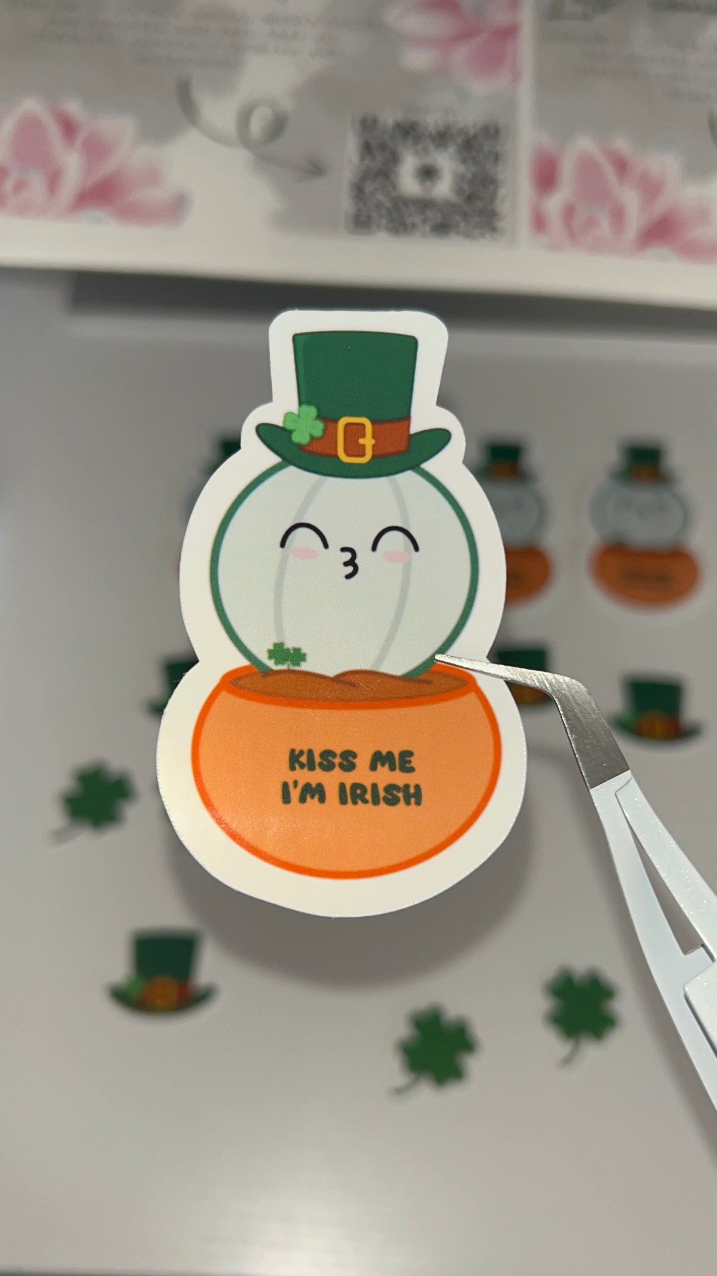 Kiss Me I’m Irish | Ruby Sticker Set