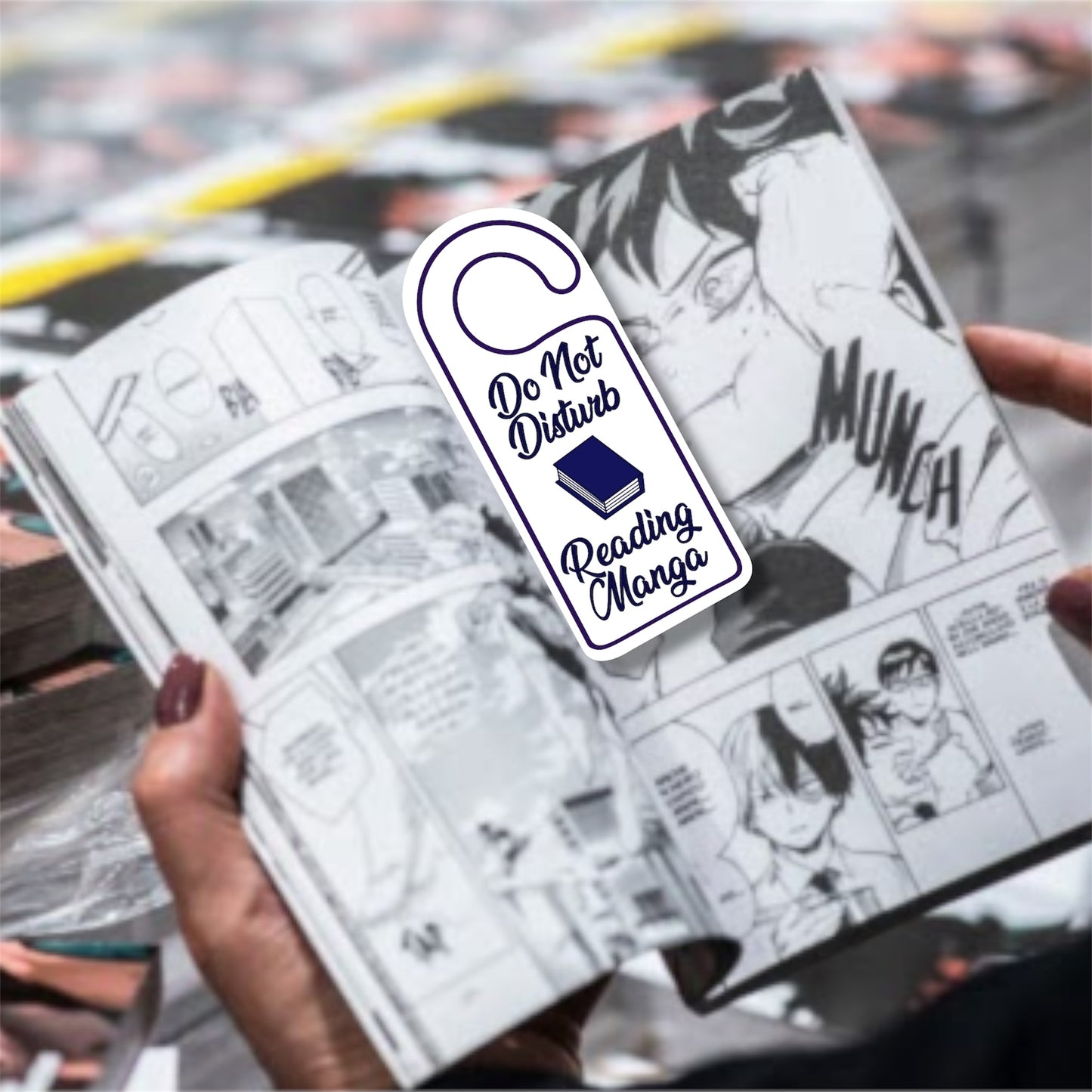 Do Not Disturb Reading Manga Bookmark