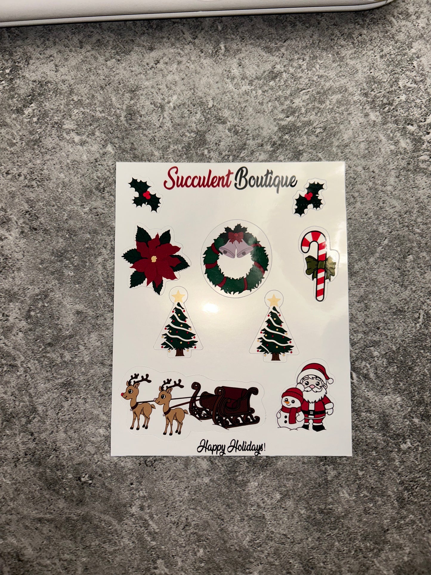 Holiday Sticker Sheet