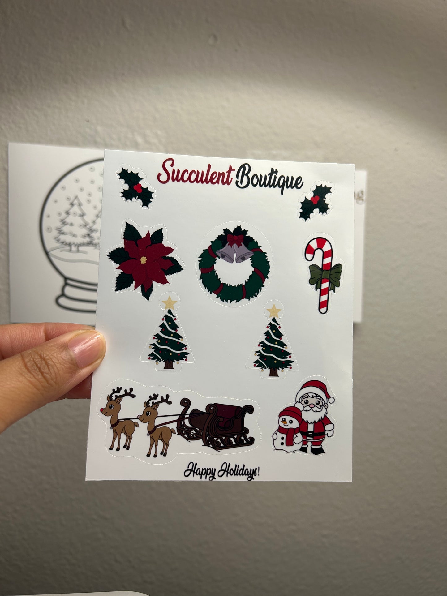 Holiday Sticker Sheet