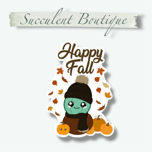 Happy Fall Ruby Stickers