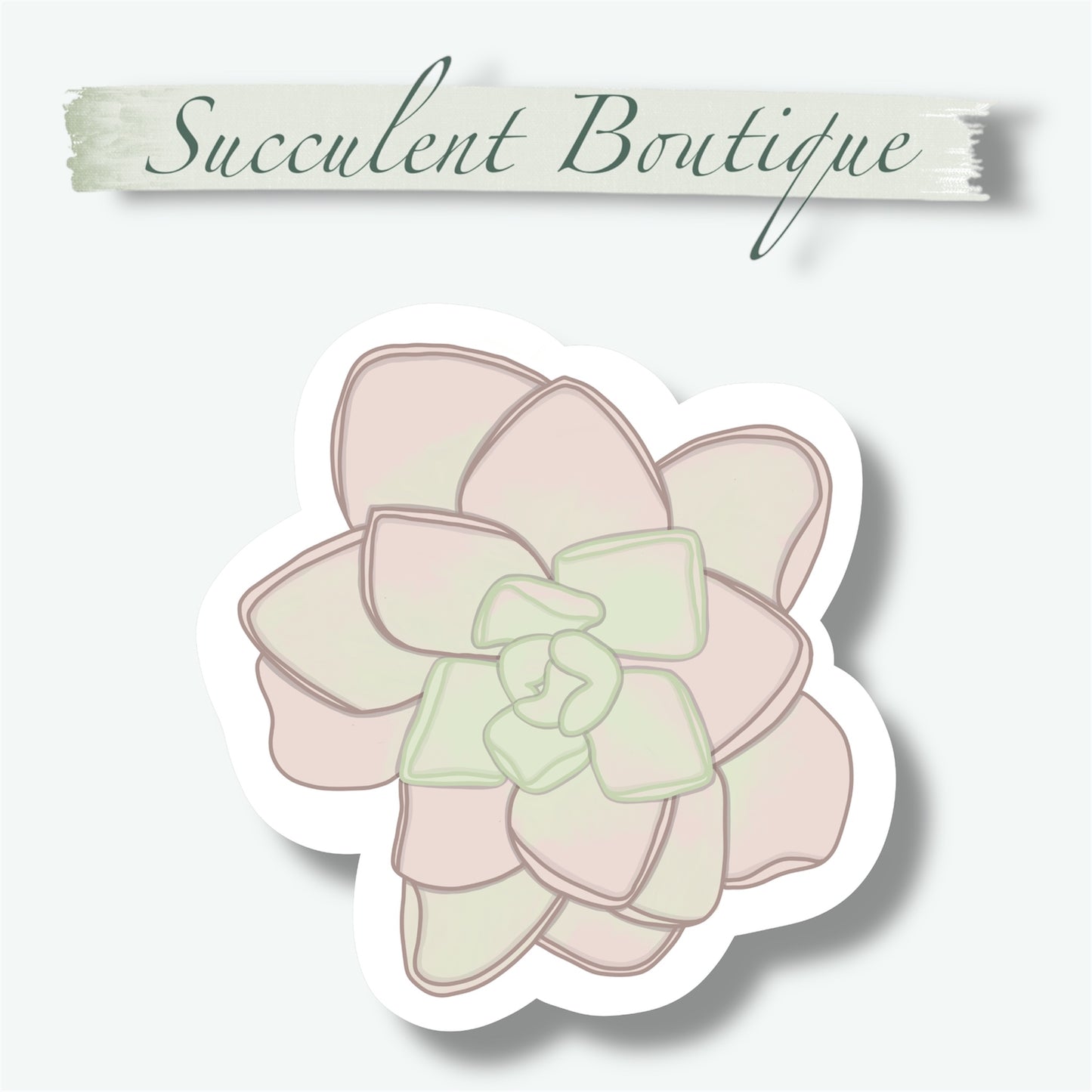 Pink Pinguicula Sticker