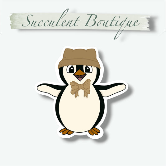 Cute Winter Penguin Sticker