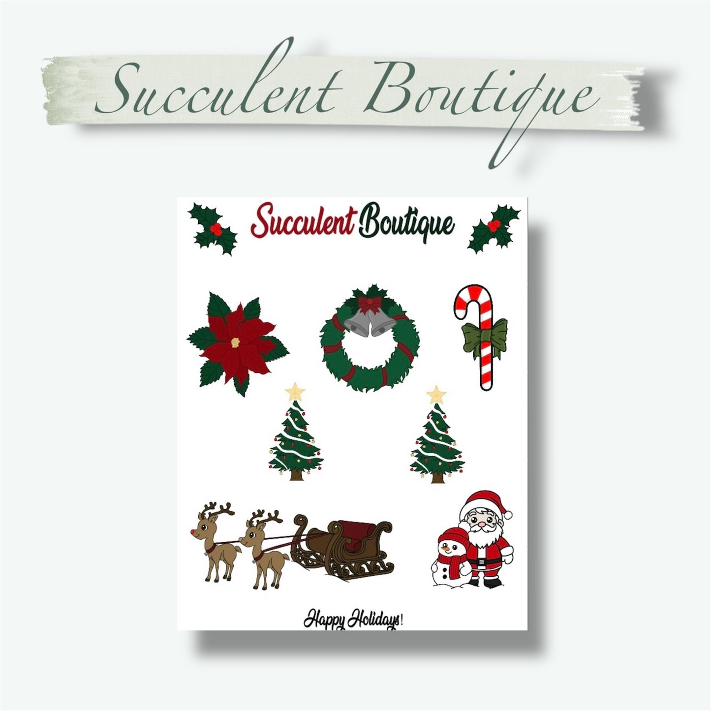 Holiday Sticker Sheet